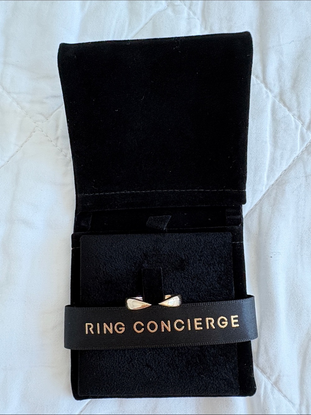 Ring Concierge Gold Claw Stackable Ring